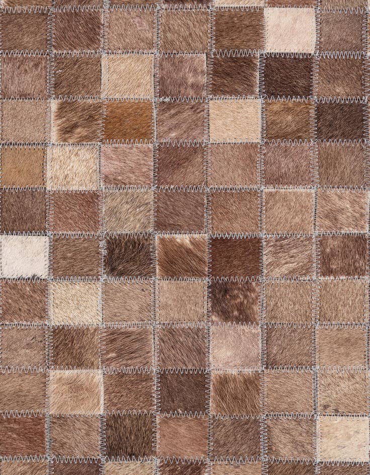Detail image of  5' x 8' Cowhide Leather Rug