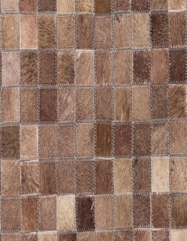 Detail image of  5' x 8' Cowhide Leather Rug