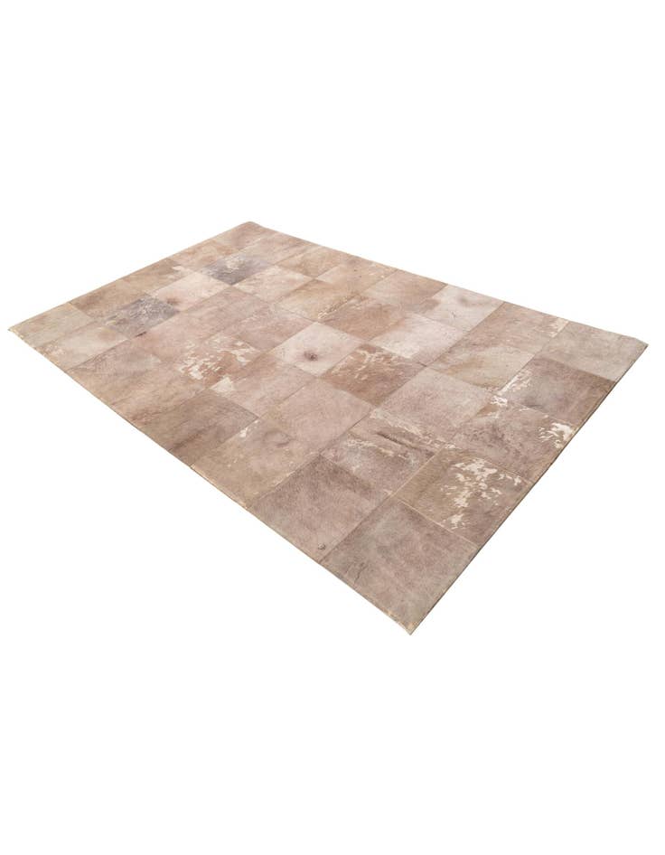 Detail image of  5' x 7' 10 Cowhide Leather Rug