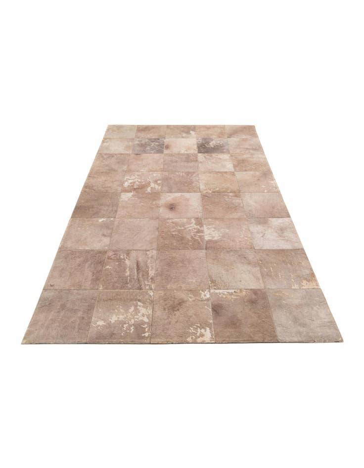 Detail image of  5' x 7' 10 Cowhide Leather Rug