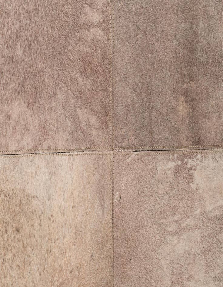 Detail image of  5' x 7' 10 Cowhide Leather Rug