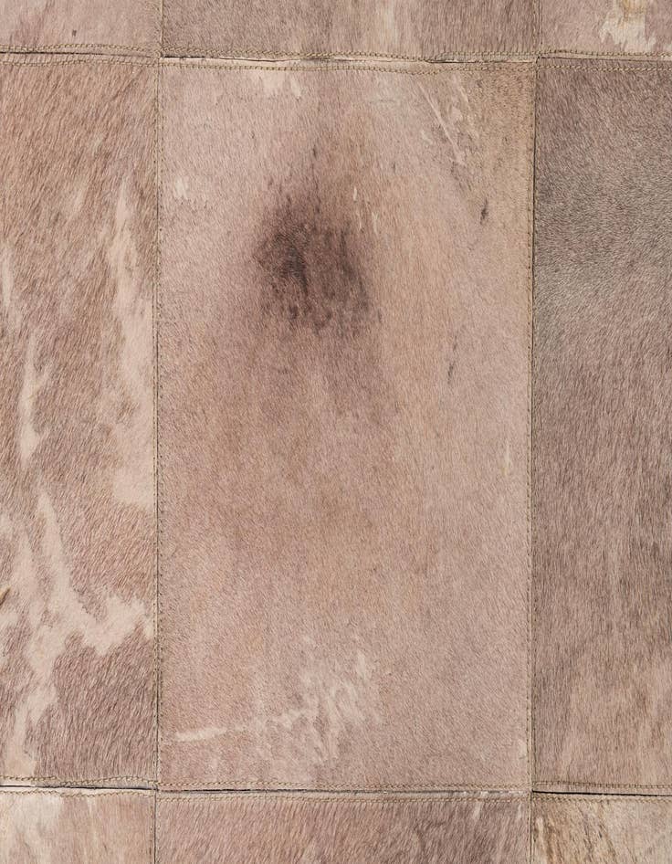 Detail image of  5' x 7' 10 Cowhide Leather Rug