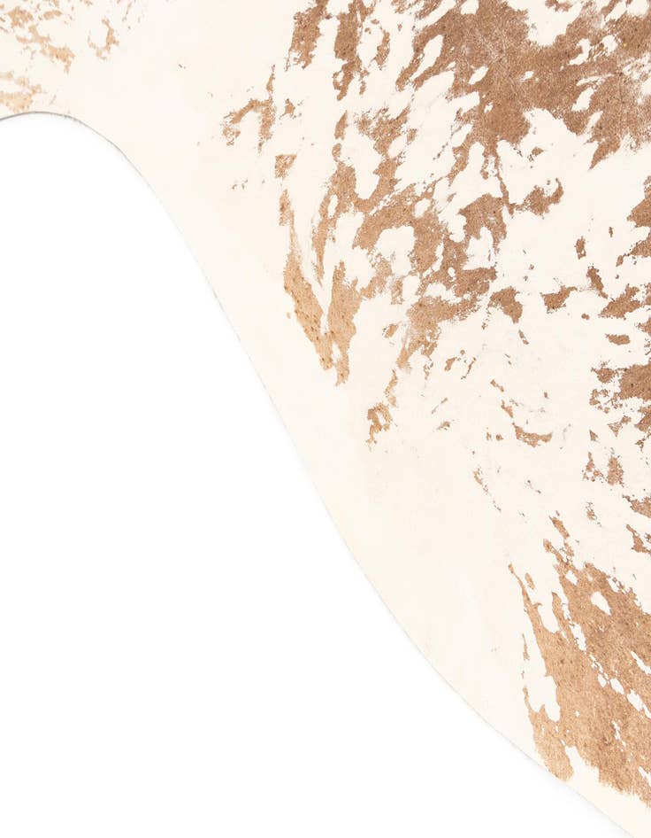 Detail image of  6' 7 x 7' 7 Cowhide Leather Rug