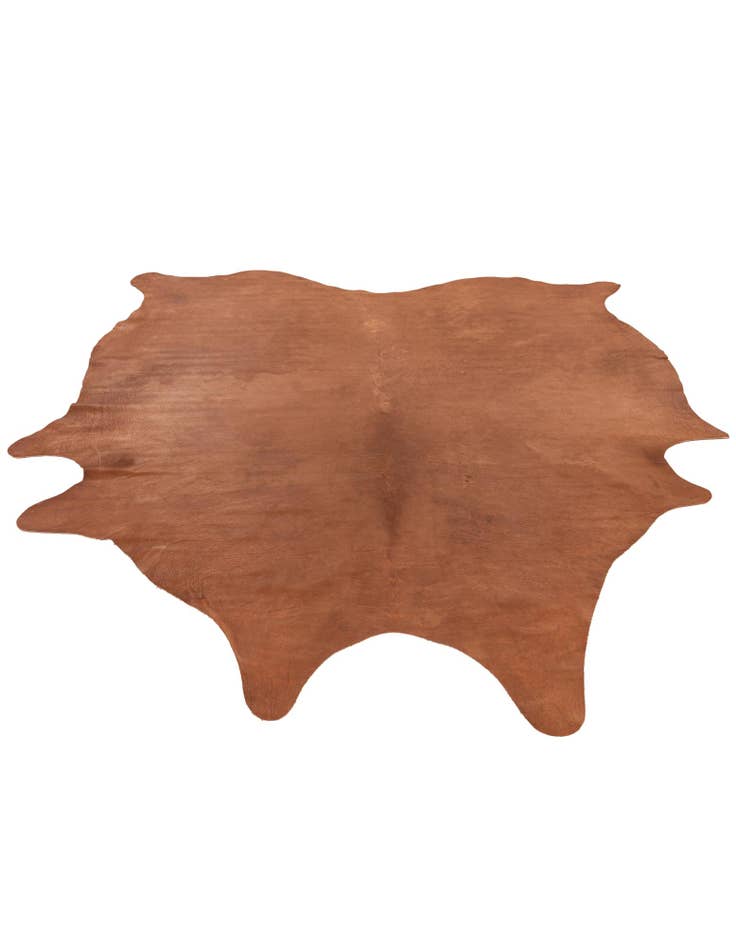 Detail image of  6' 5 x 7' 2 Cowhide Leather Rug