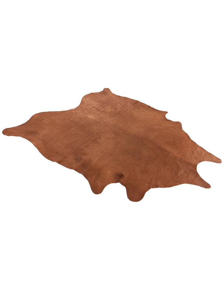 Detail image of  6' 5 x 7' 2 Cowhide Leather Rug