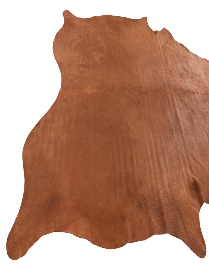 Detail image of  6' 5 x 7' 2 Cowhide Leather Rug