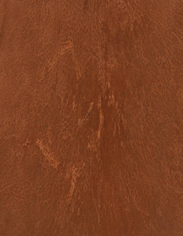 Detail image of  6' 5 x 7' 2 Cowhide Leather Rug