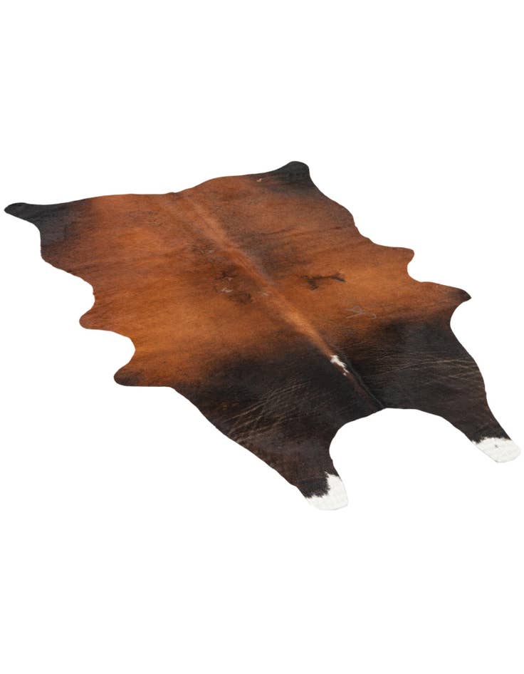 Detail image of  4' 1 x 5' 7 Cowhide Leather Rug