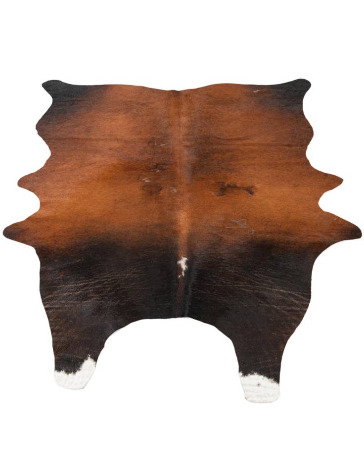 Detail image of  4' 1 x 5' 7 Cowhide Leather Rug