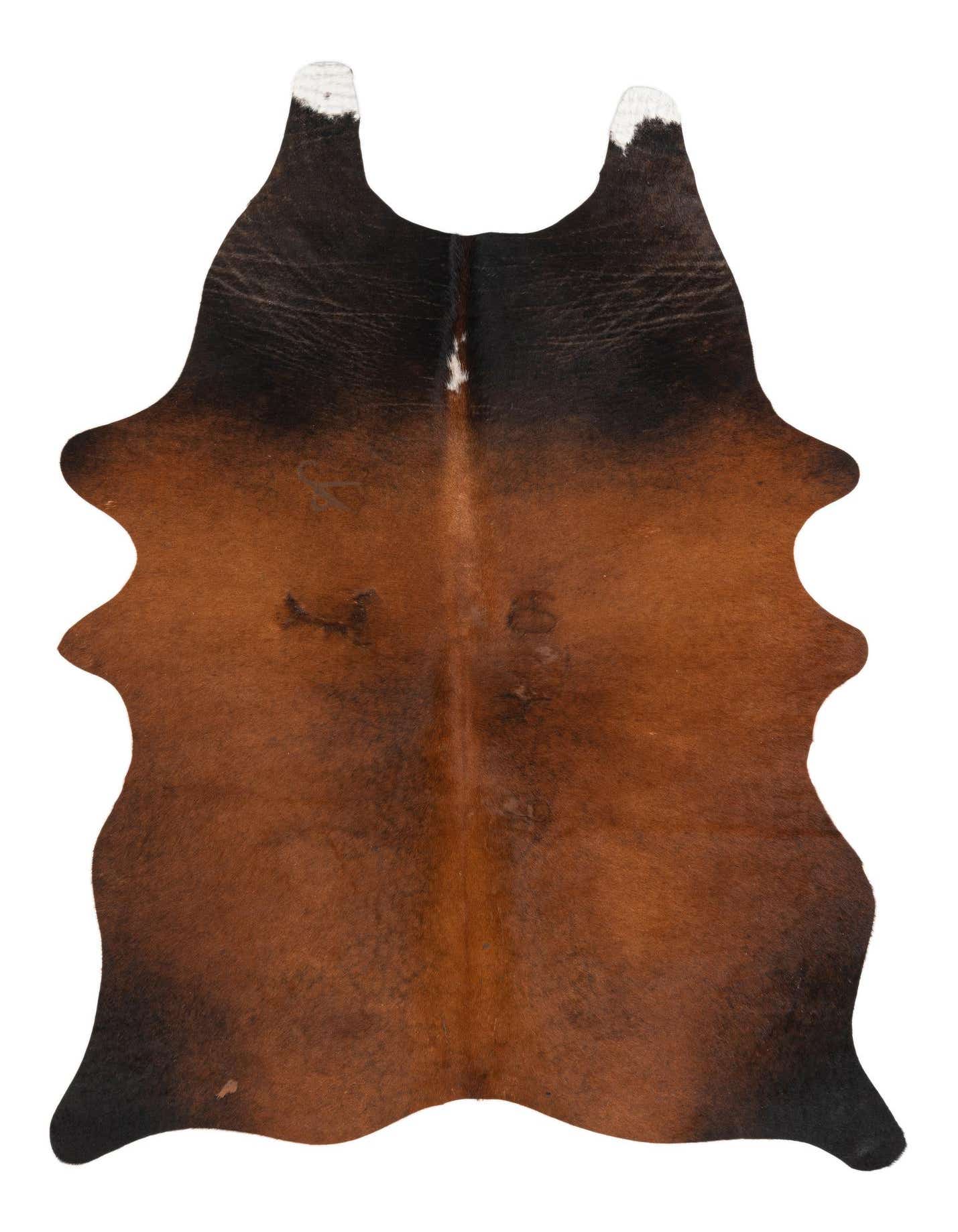 Primary image  4' 1 x 5' 7 Cowhide Leather Rug
