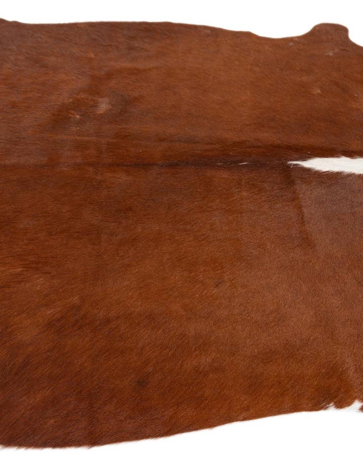 Detail image of  5' 1 x 5' 8 Cowhide Leather Rug