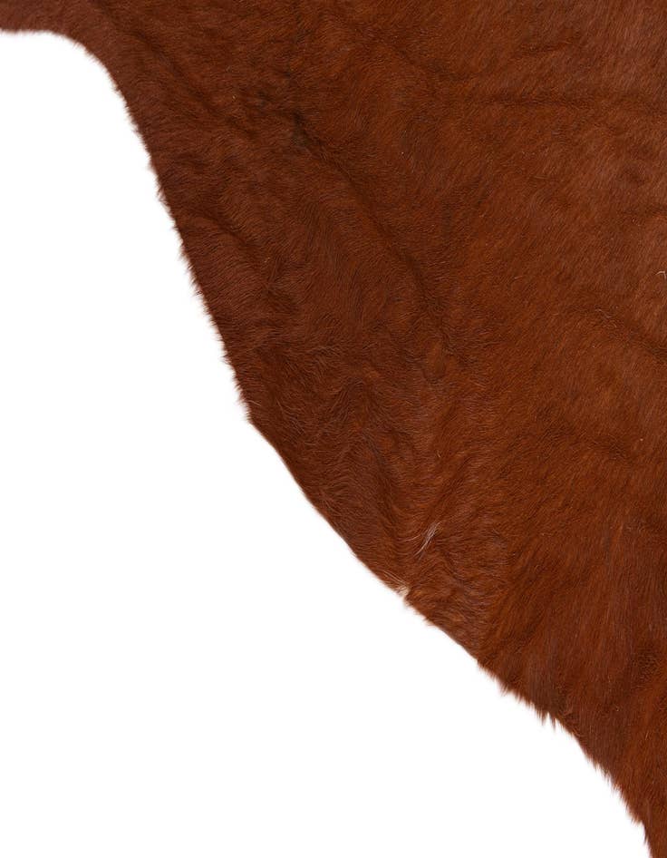 Detail image of  4' 4 x 4' 6 Cowhide Leather Rug