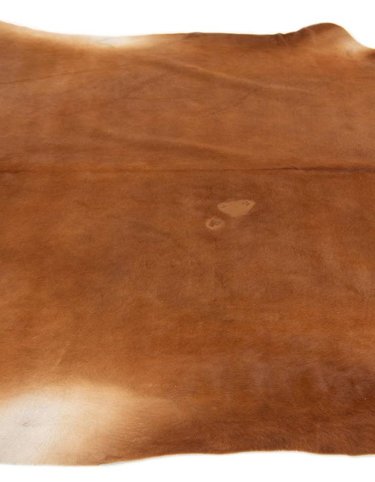 Detail image of  6' 1 x 6' 9 Cowhide Leather Rug