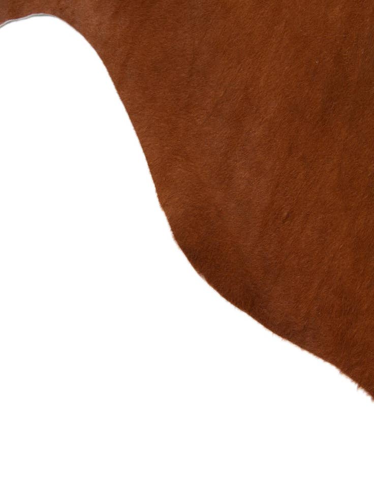 Detail image of  5' 11 x 7' Cowhide Leather Rug