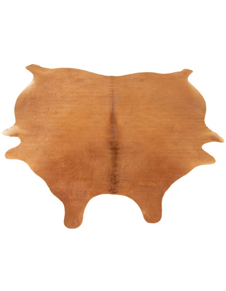 Detail image of  5' 5 x 6' 5 Cowhide Leather Rug