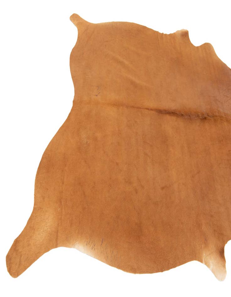 Detail image of  5' 5 x 6' 5 Cowhide Leather Rug