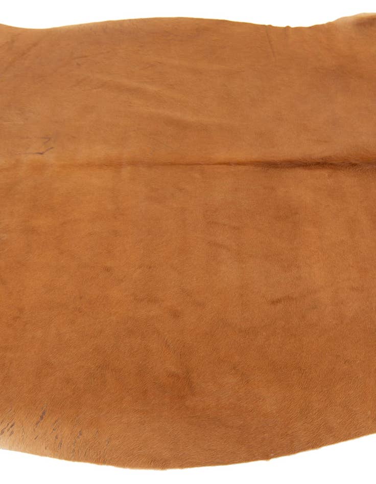 Detail image of  5' 5 x 6' 5 Cowhide Leather Rug