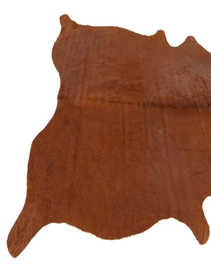 Detail image of  5' 6 x 6' 11 Cowhide Leather Rug