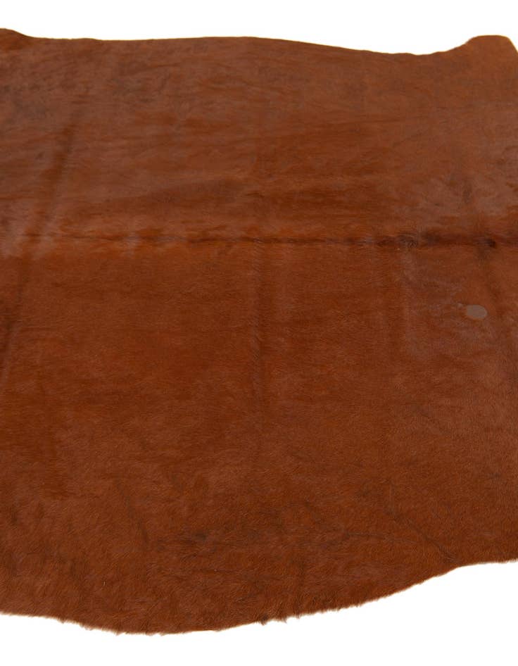 Detail image of  5' 6 x 6' 11 Cowhide Leather Rug