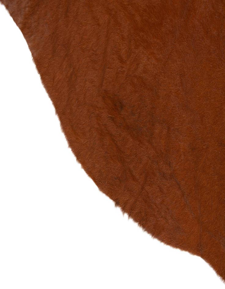 Detail image of  5' 6 x 6' 11 Cowhide Leather Rug