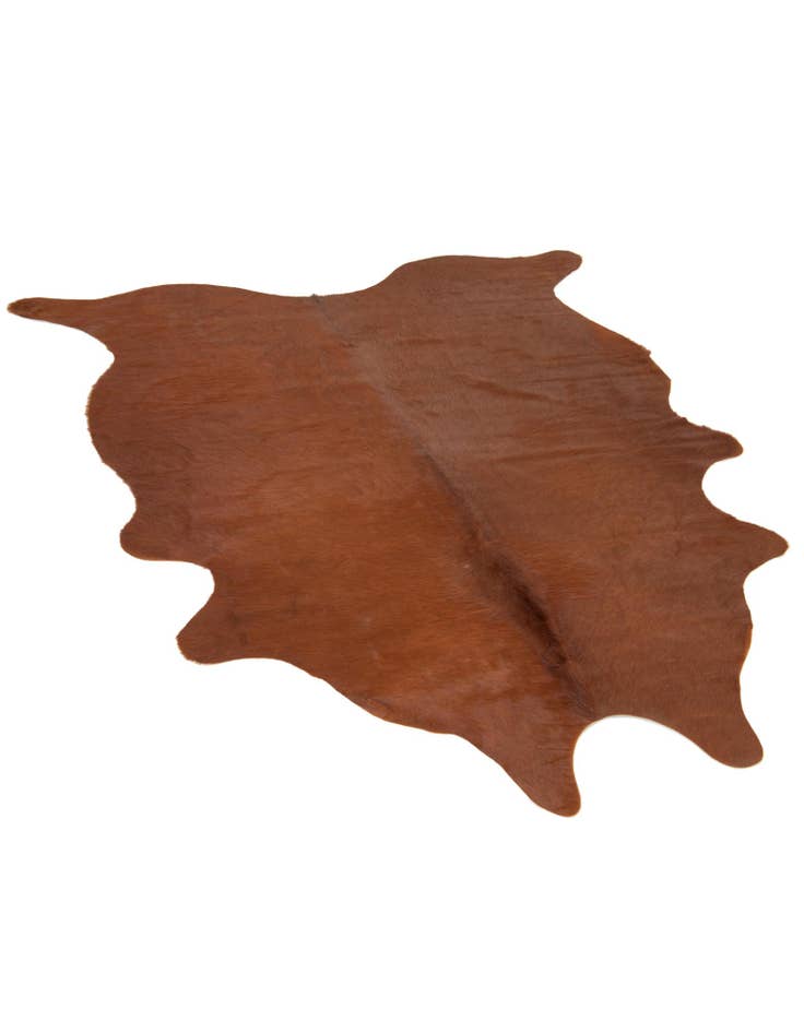 Detail image of  5' 1 x 5' 10 Cowhide Leather Rug