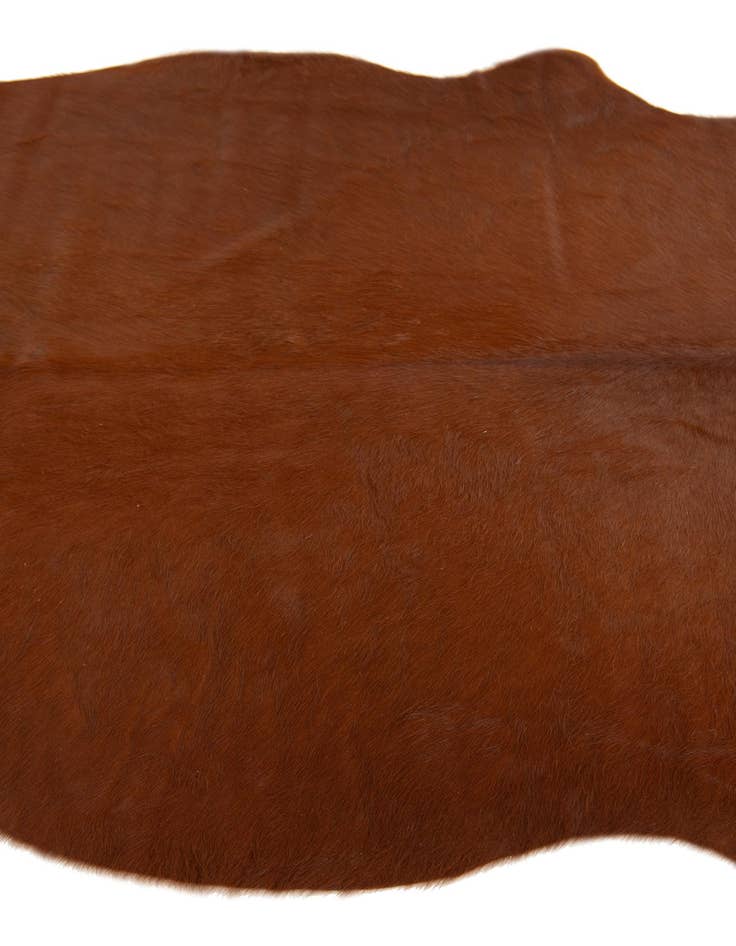 Detail image of  5' 1 x 5' 10 Cowhide Leather Rug