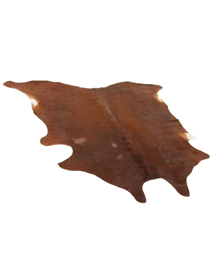 Detail image of  5' 3 x 5' 7 Cowhide Leather Rug