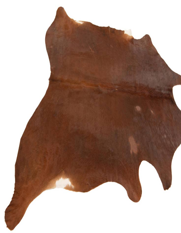 Detail image of  5' 3 x 5' 7 Cowhide Leather Rug