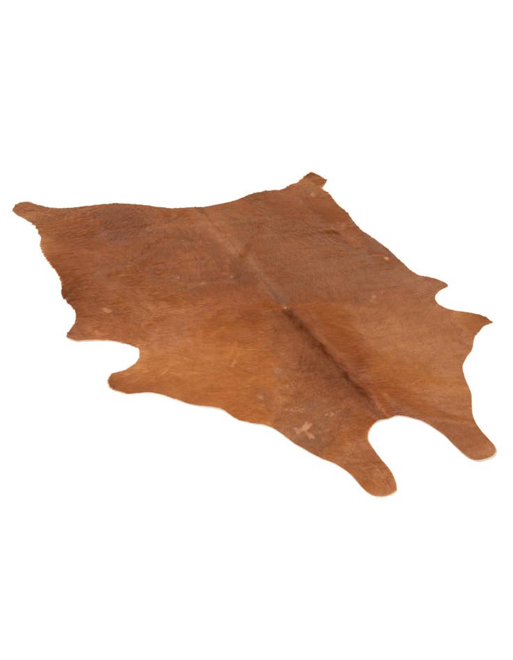 Detail image of  4' 8 x 6' 1 Cowhide Leather Rug