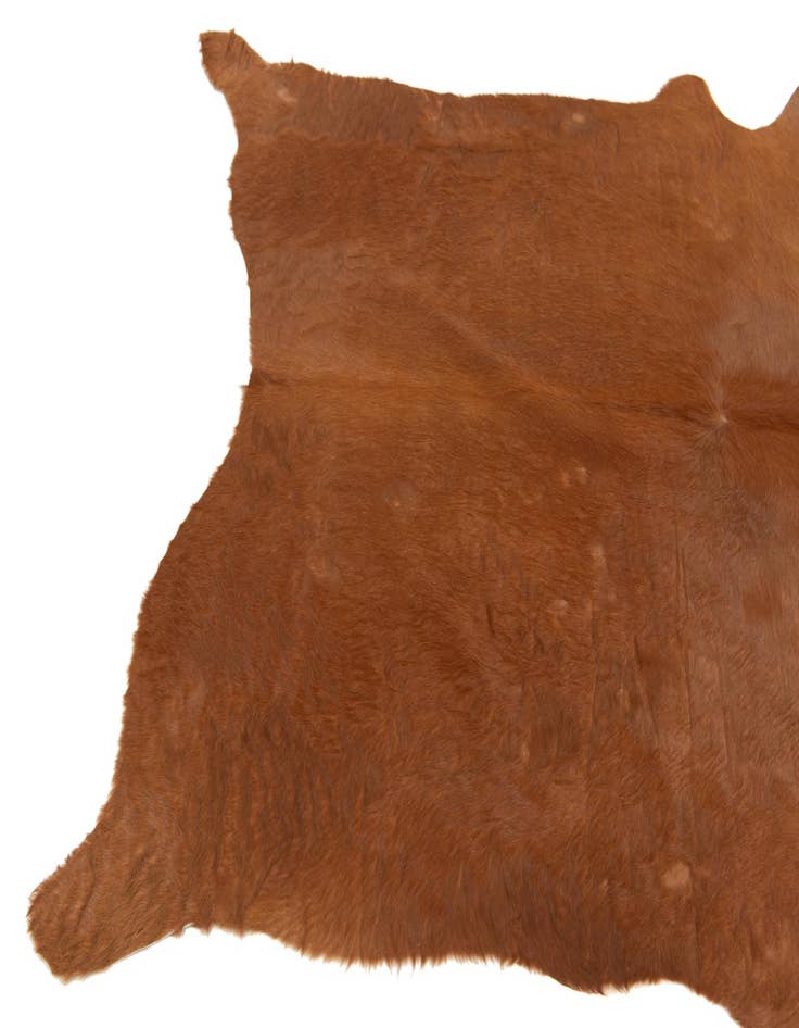 Detail image of  4' 8 x 6' 1 Cowhide Leather Rug