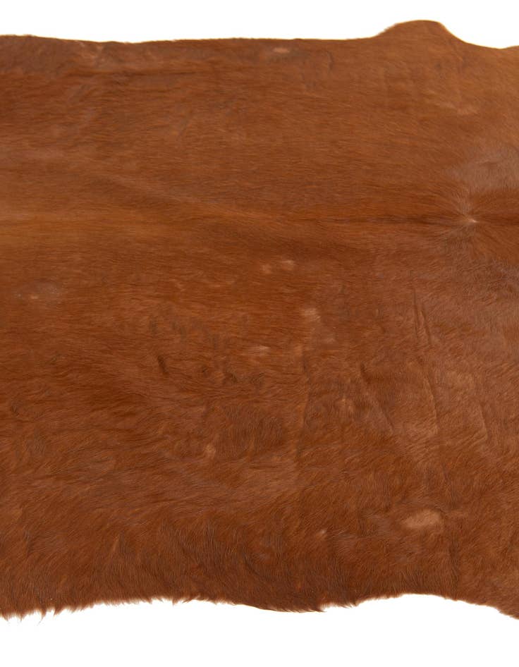 Detail image of  4' 8 x 6' 1 Cowhide Leather Rug