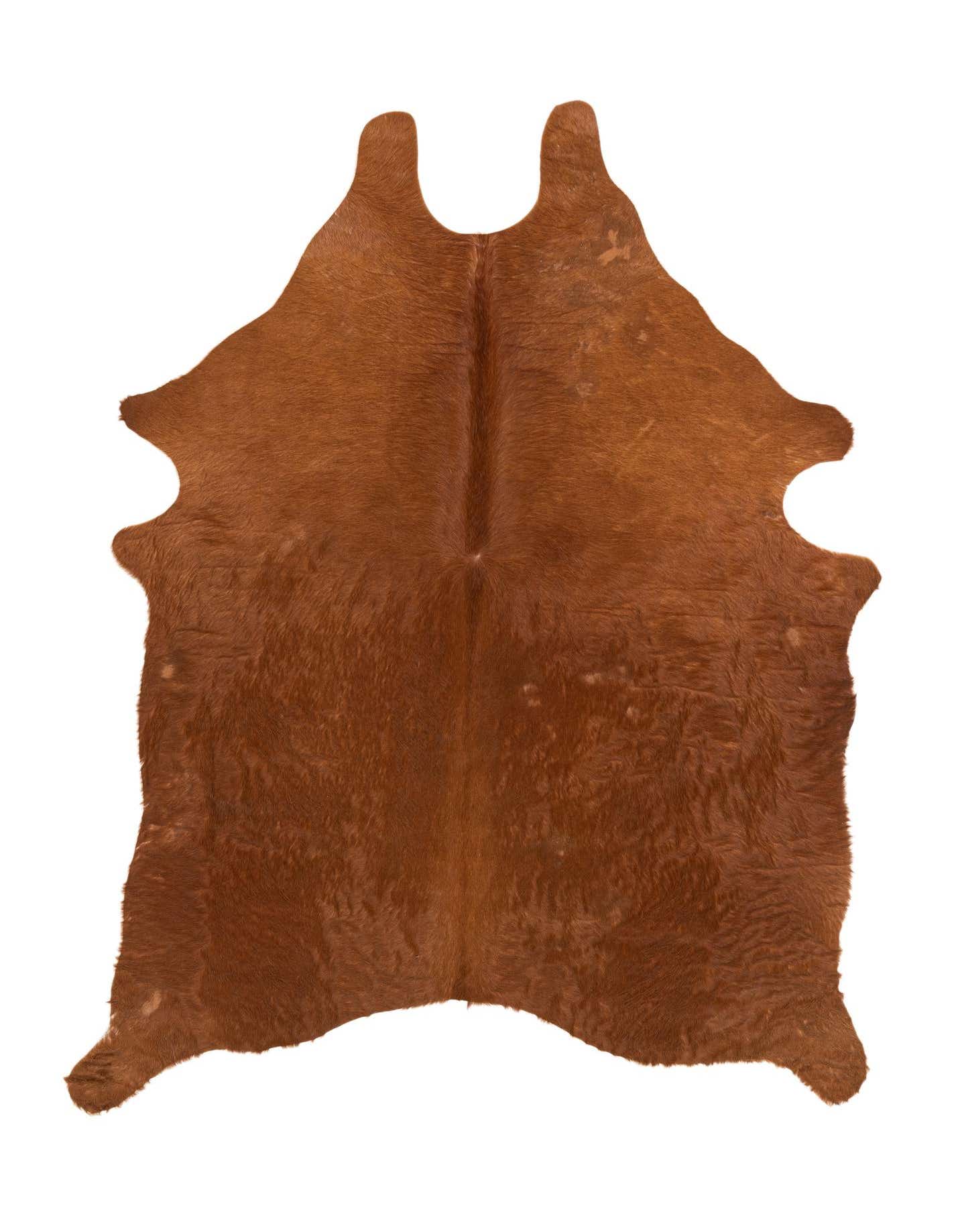 Primary image  4' 8 x 6' 1 Cowhide Leather Rug