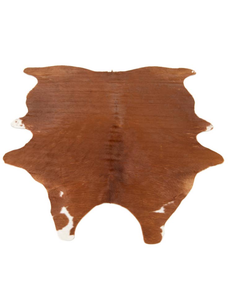Detail image of  5' x 6' Cowhide Leather Rug