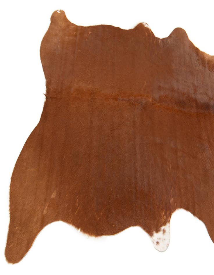 Detail image of  5' x 6' Cowhide Leather Rug