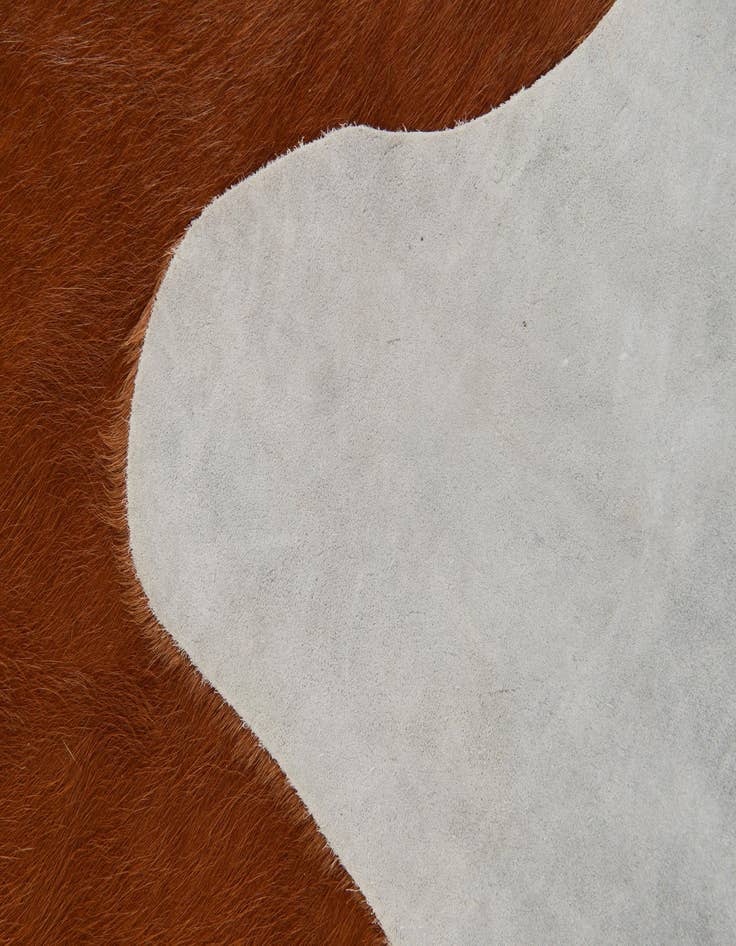 Detail image of  5' x 6' Cowhide Leather Rug