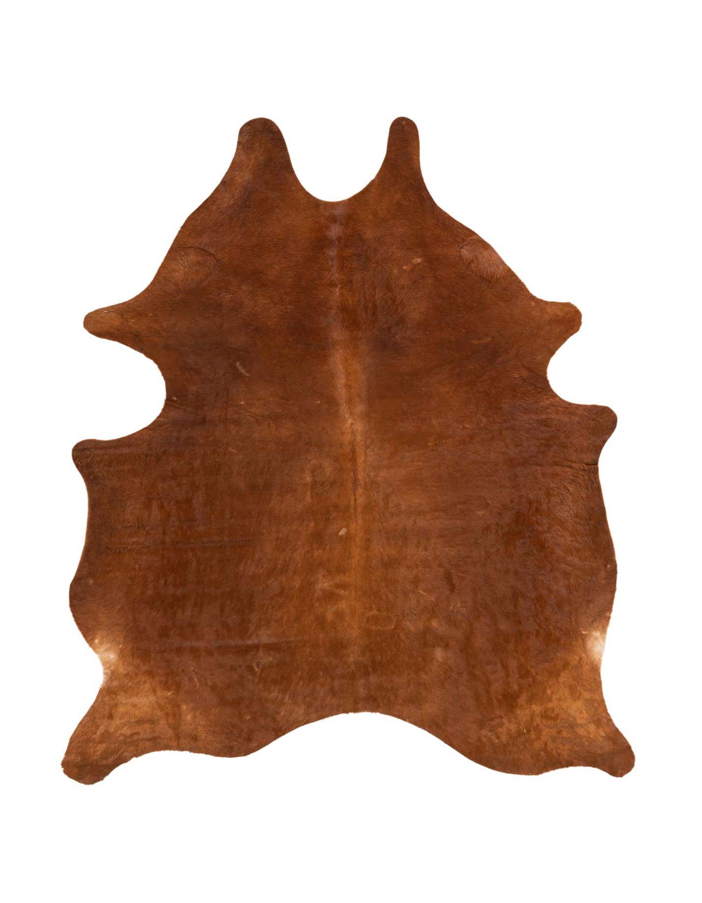 Primary image  5' 8 x 7' 1 Cowhide Leather Rug