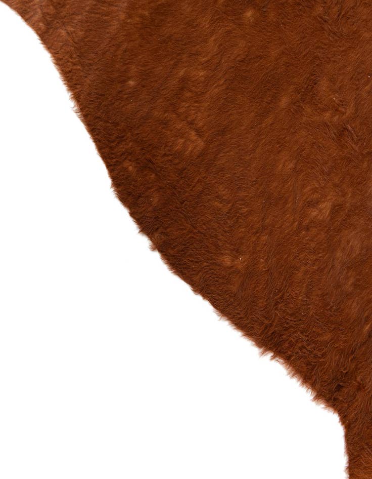 Detail image of  5' x 5' 7 Cowhide Leather Rug
