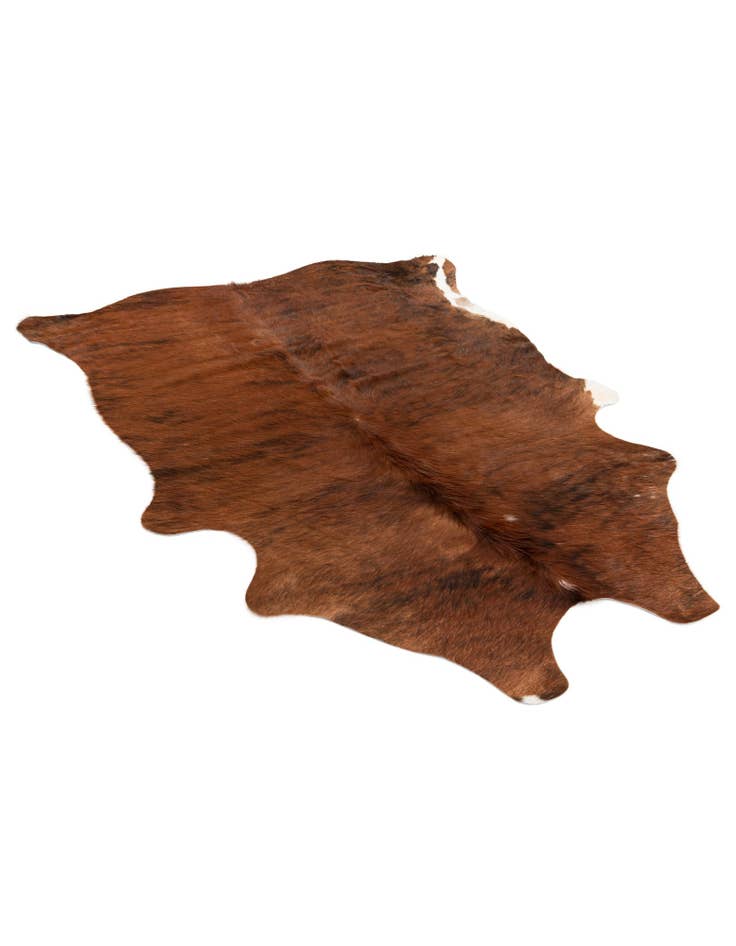 Detail image of  4' 6 x 5' 7 Cowhide Leather Rug