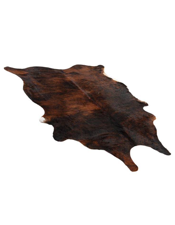 Detail image of  6' x 7' 4 Cowhide Leather Rug