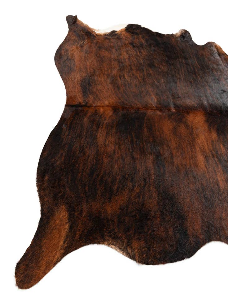 Detail image of  6' x 7' 4 Cowhide Leather Rug