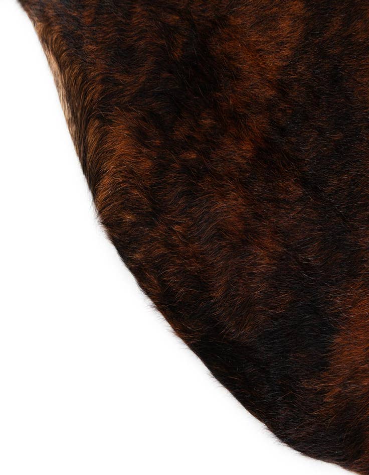 Detail image of  6' x 7' 4 Cowhide Leather Rug