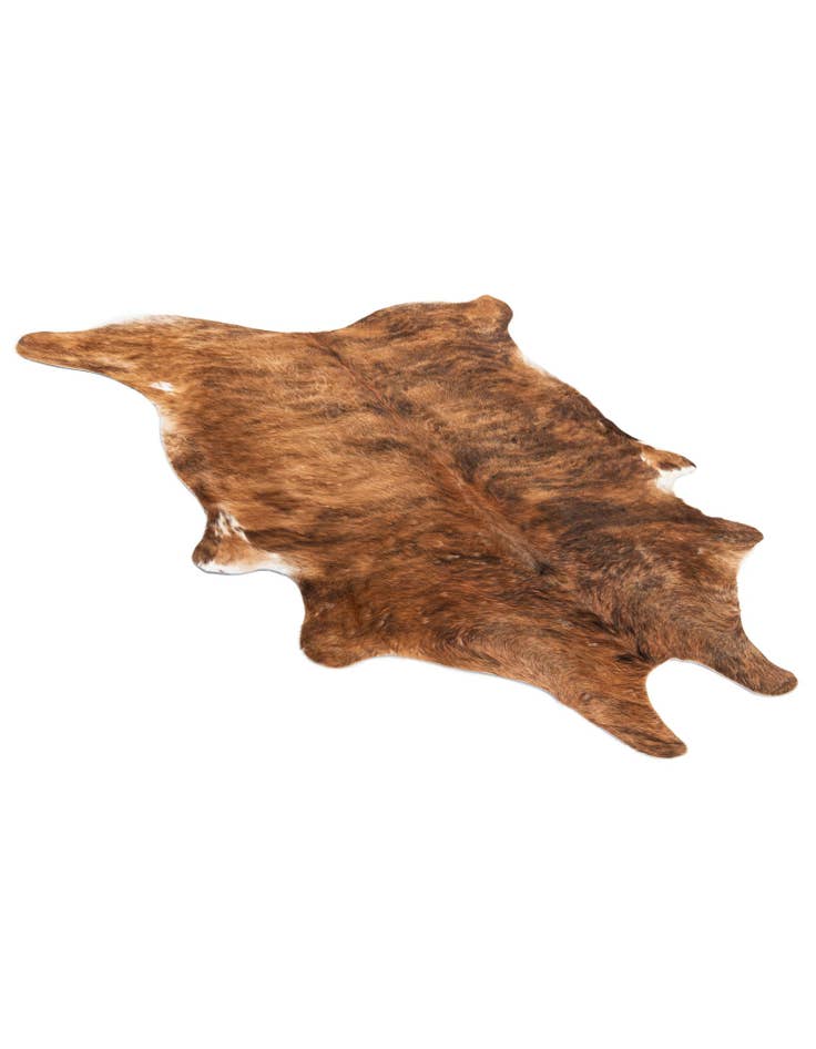 Detail image of  5' 5 x 5' 11 Cowhide Leather Rug