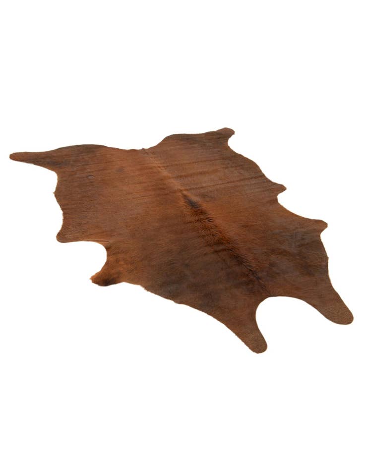 Detail image of  5' 11 x 6' 9 Cowhide Leather Rug