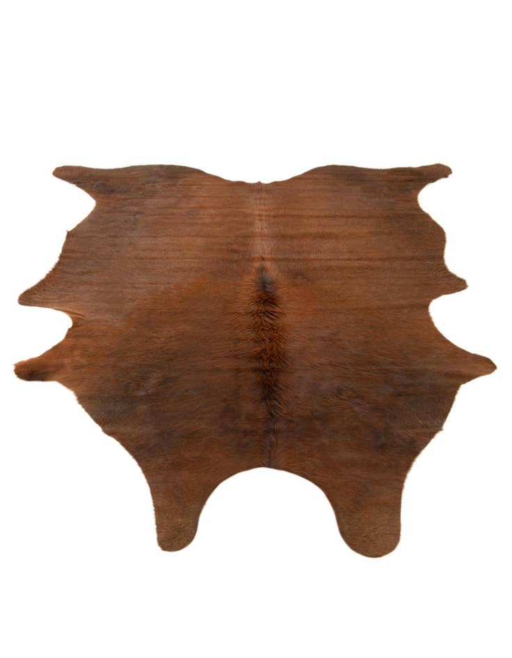 Detail image of  5' 11 x 6' 9 Cowhide Leather Rug