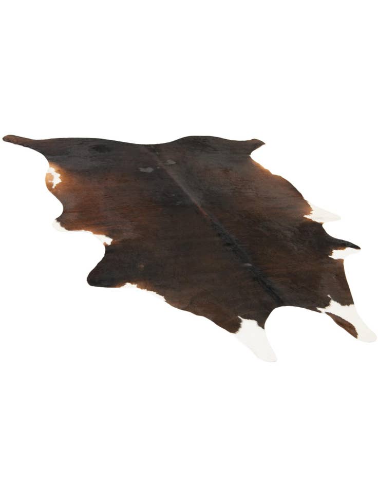 Detail image of  6' 5 x 7' 1 Cowhide Leather Rug