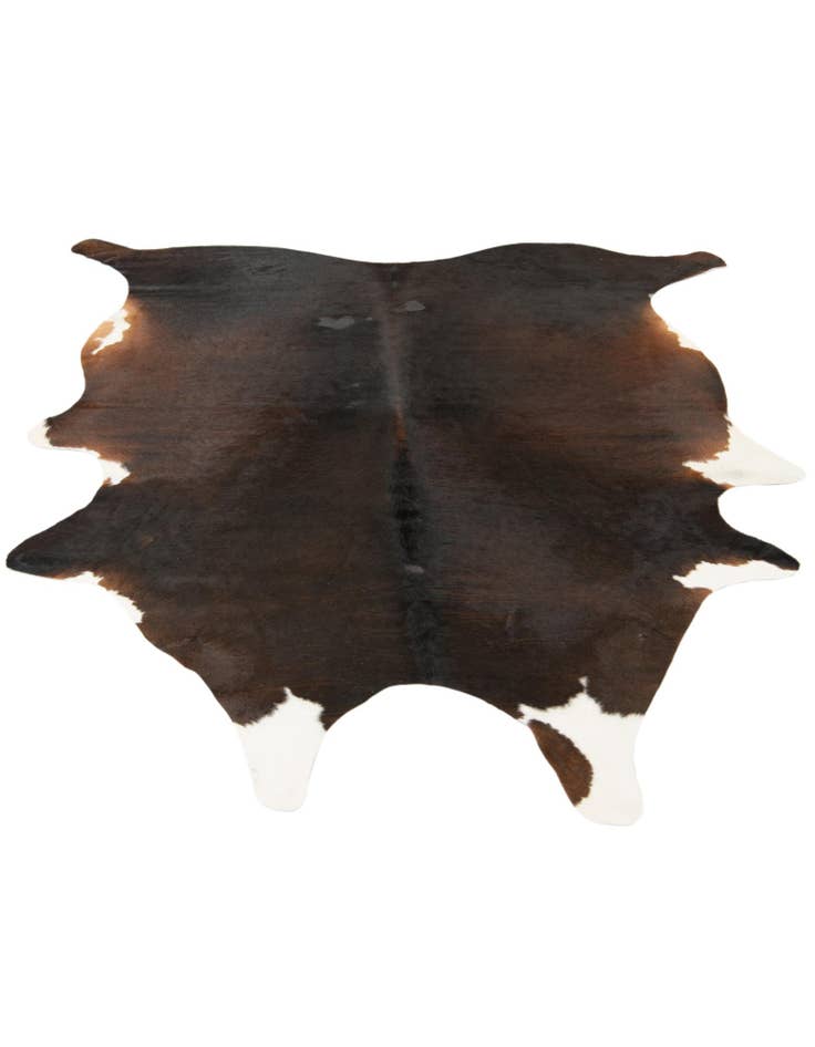 Detail image of  6' 5 x 7' 1 Cowhide Leather Rug
