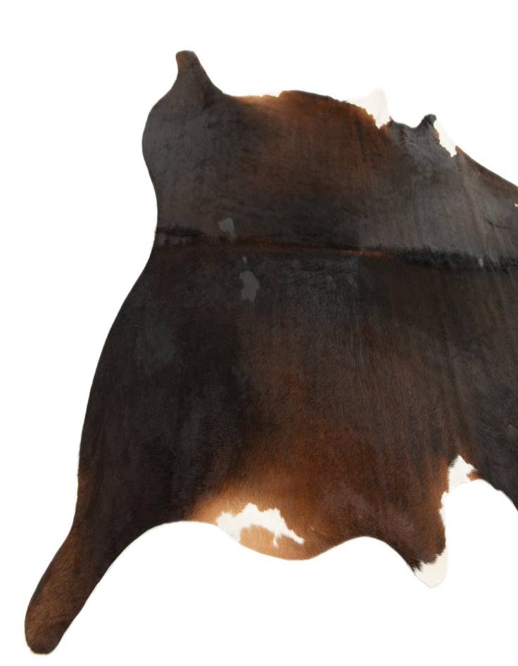Detail image of  6' 5 x 7' 1 Cowhide Leather Rug