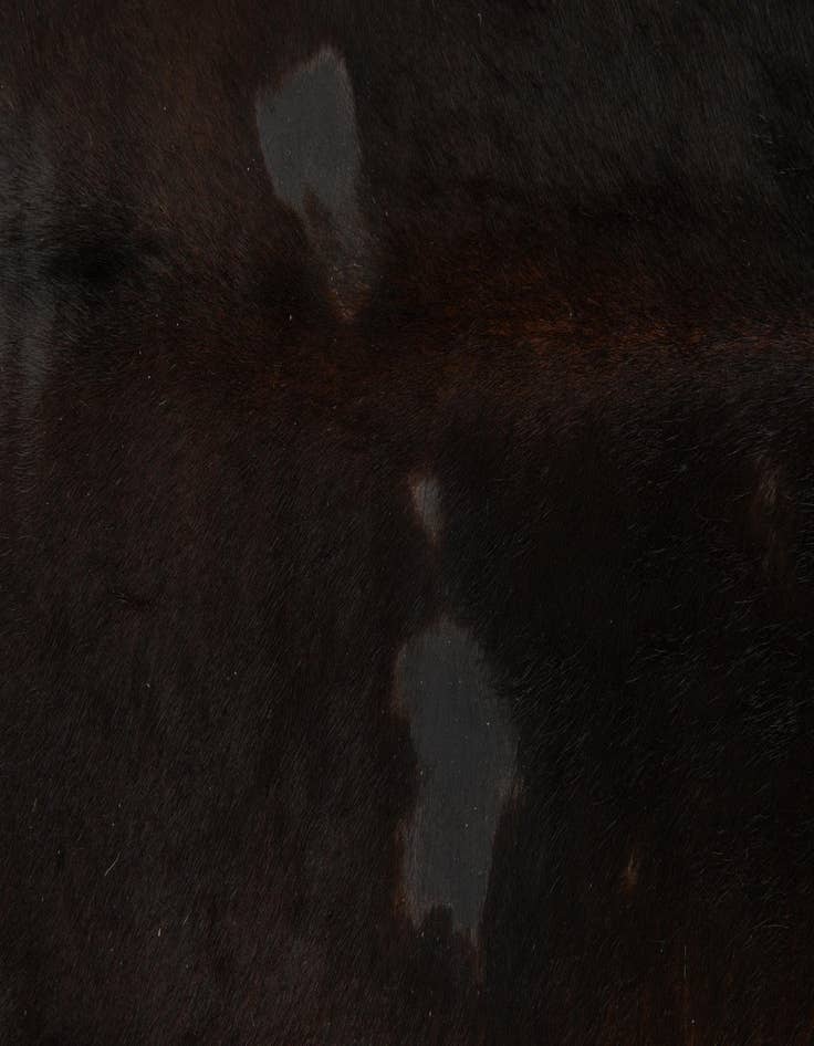 Detail image of  6' 5 x 7' 1 Cowhide Leather Rug