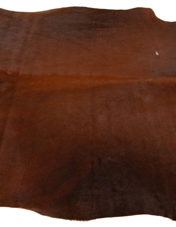 Detail image of  5' 9 x 7' Cowhide Leather Rug