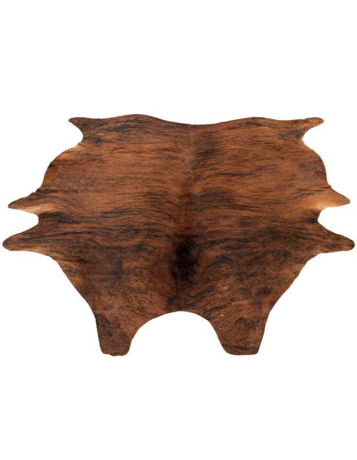 Detail image of  5' 11 x 7' 1 Cowhide Leather Rug